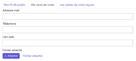 Carte de visite Placemeet